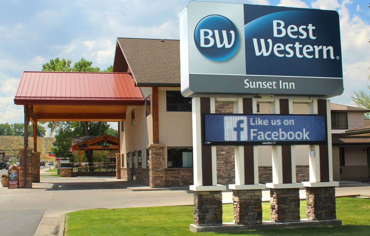 Best Western Sunset Inn Cody Exterior foto